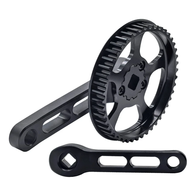 Mountain Bike Square Hole Crank Suitable for Single Speed Bicycles Crankset Set