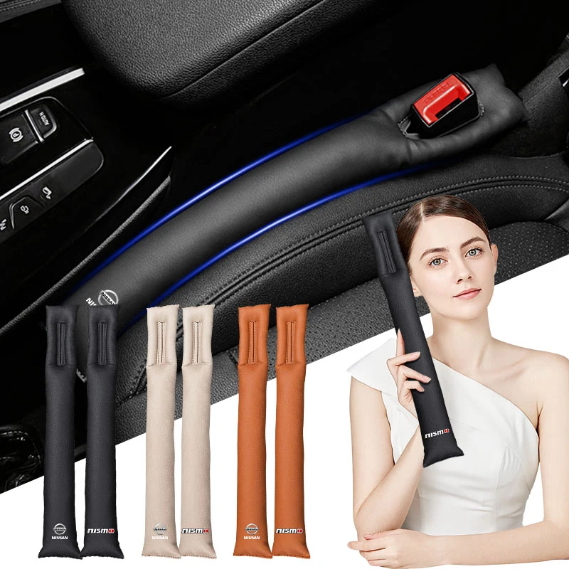 New Car Seat Gap Filler Side Seam Plug Strip Leak-proof Filling Strip For Nissan Nismo Qashqai j11 Juke GTR X-Trail Patrol Micra