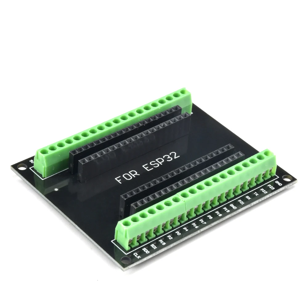 ESP32 Expansion Board Compatible with NodeMCU-32S Lua 38Pin GPIO Expansion Board for Narrow Version ESP32 without Mounting Holes