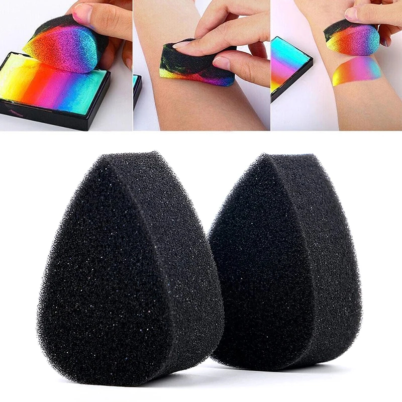 10/50PCS Face Paint Sponges Petal Sponge Foam Painting Craft Set Drawing Body Painting