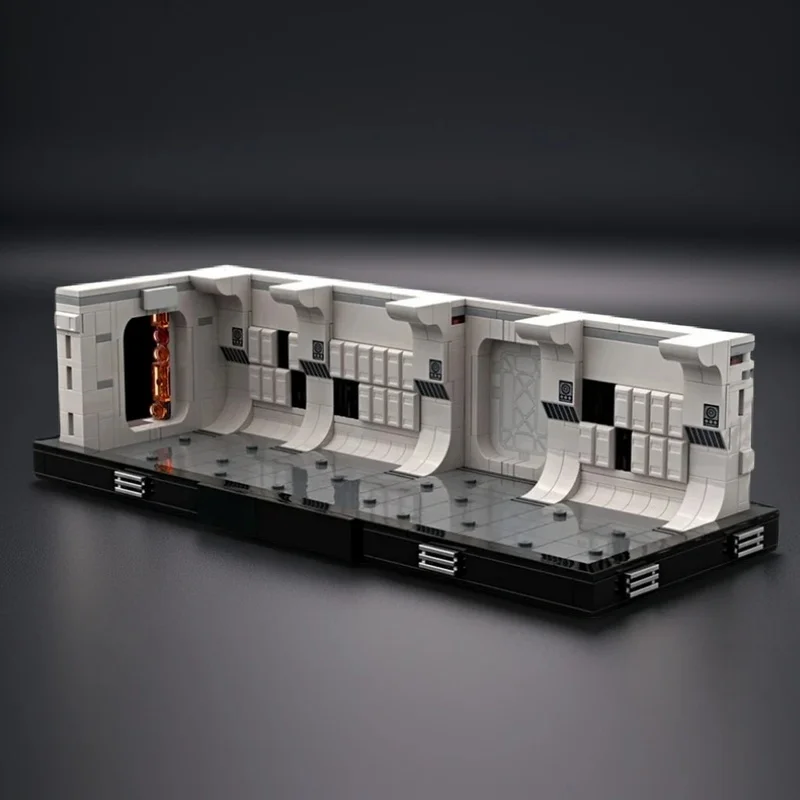 

547PCS MOC Space Battle Boarding Tantive Iv Diorama Model Building Blocks DIY Creative Assembly Building Blocks Display Gift Set