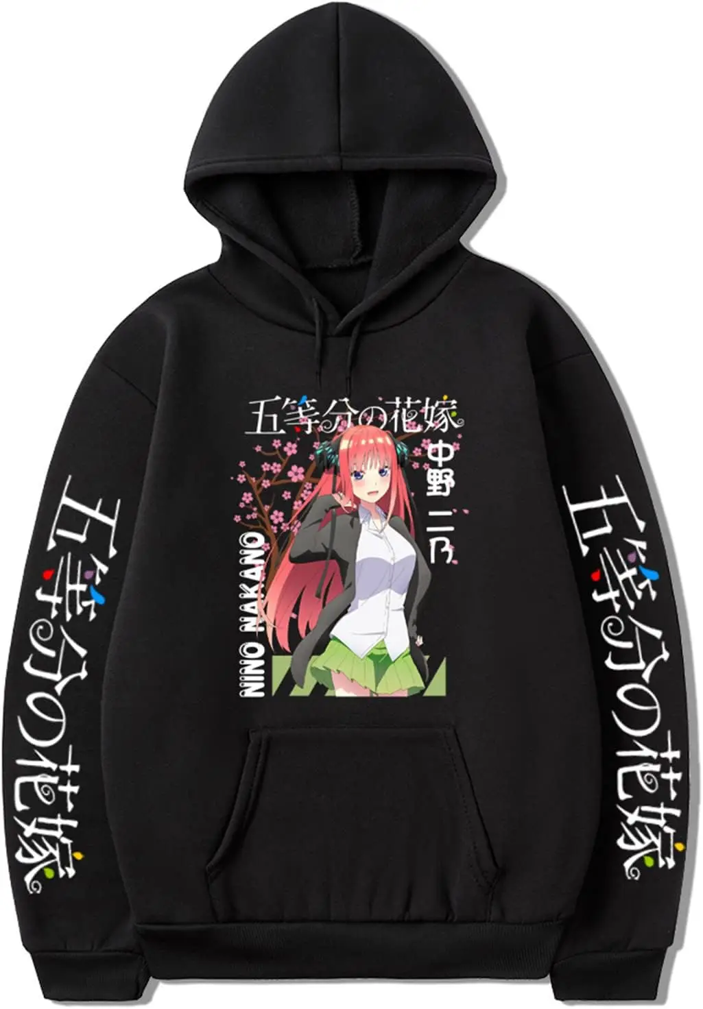 

Толстовка с капюшоном The Quintessential Quintuplets Nino Nakano для любителей аниме, унисекс, оверсайз, стильная одежда, одежда на все времена года, для пар