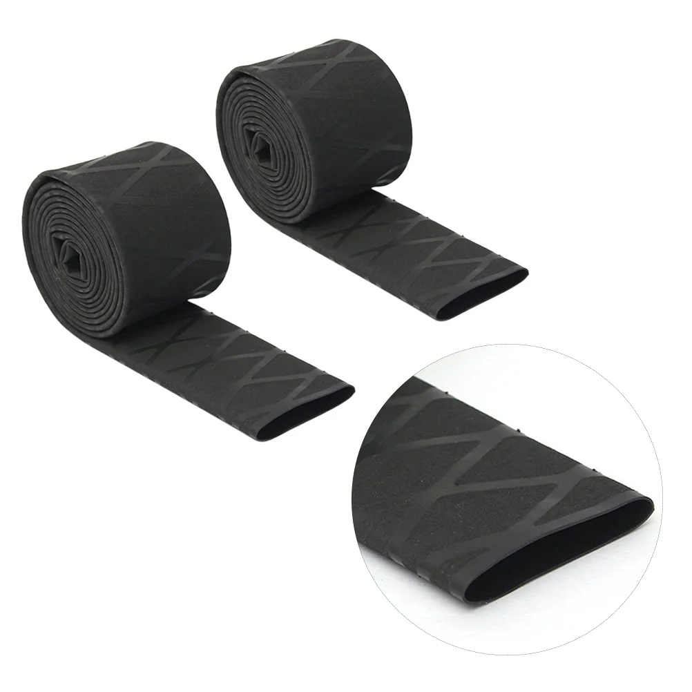 

2Pcs Non-Slip Handle Wrap Tube Heat Shrink Insulated Waterproof Plastic Grip for Fishing Rod Racket Baseball Bat Hockey Stick