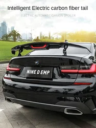 Applicable to BMW Mustang Benz Audi tail electric lift tail spoiler electric tail automatic LED brake light