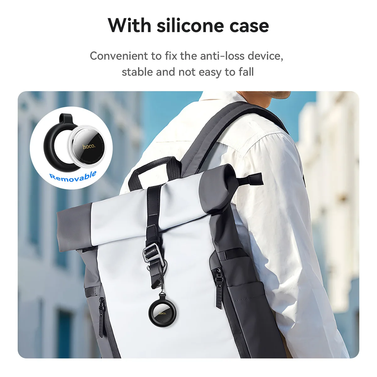 HOCO E100 Anti Lost อุปกรณ์สําหรับ Apple ค้นหา App ของฉันระบบ IOS GPS Globla Locator MIni Tracker สําหรับรถสัตว์เลี้ยงพวงกุญแจกระเป๋าสตางค์ Finder