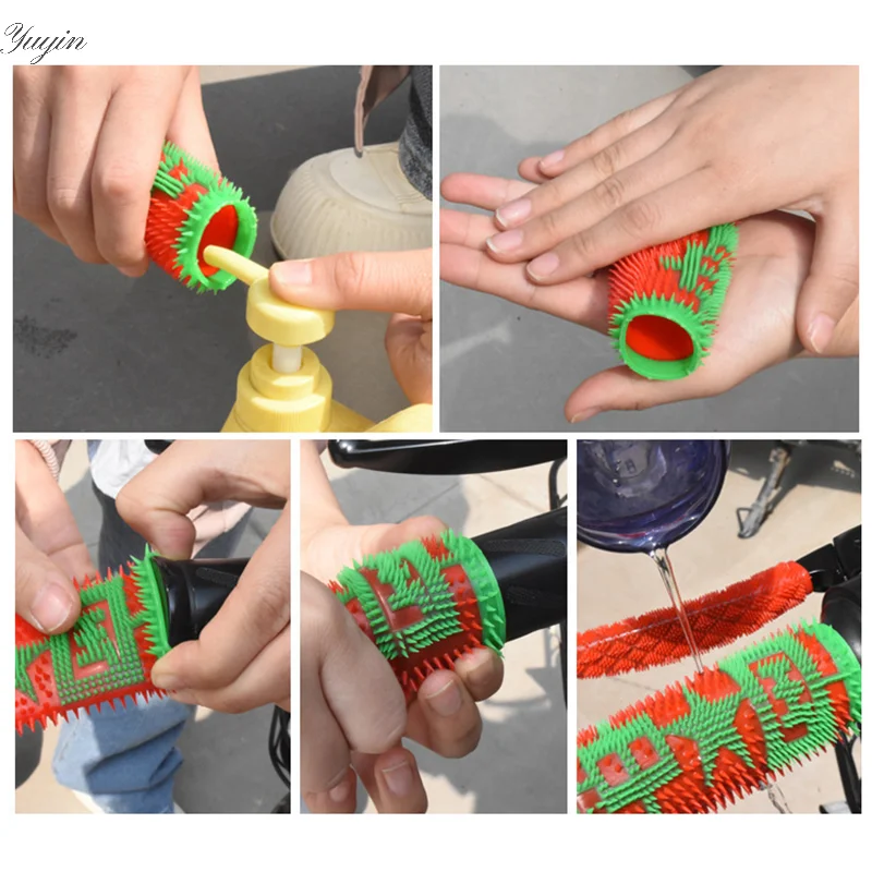 

Motorcycle Handle Bar Covers Anti-slip Waterproof Motorcycle Handle Guard Covers Riding Hand Grip Wrap For Driving Safety