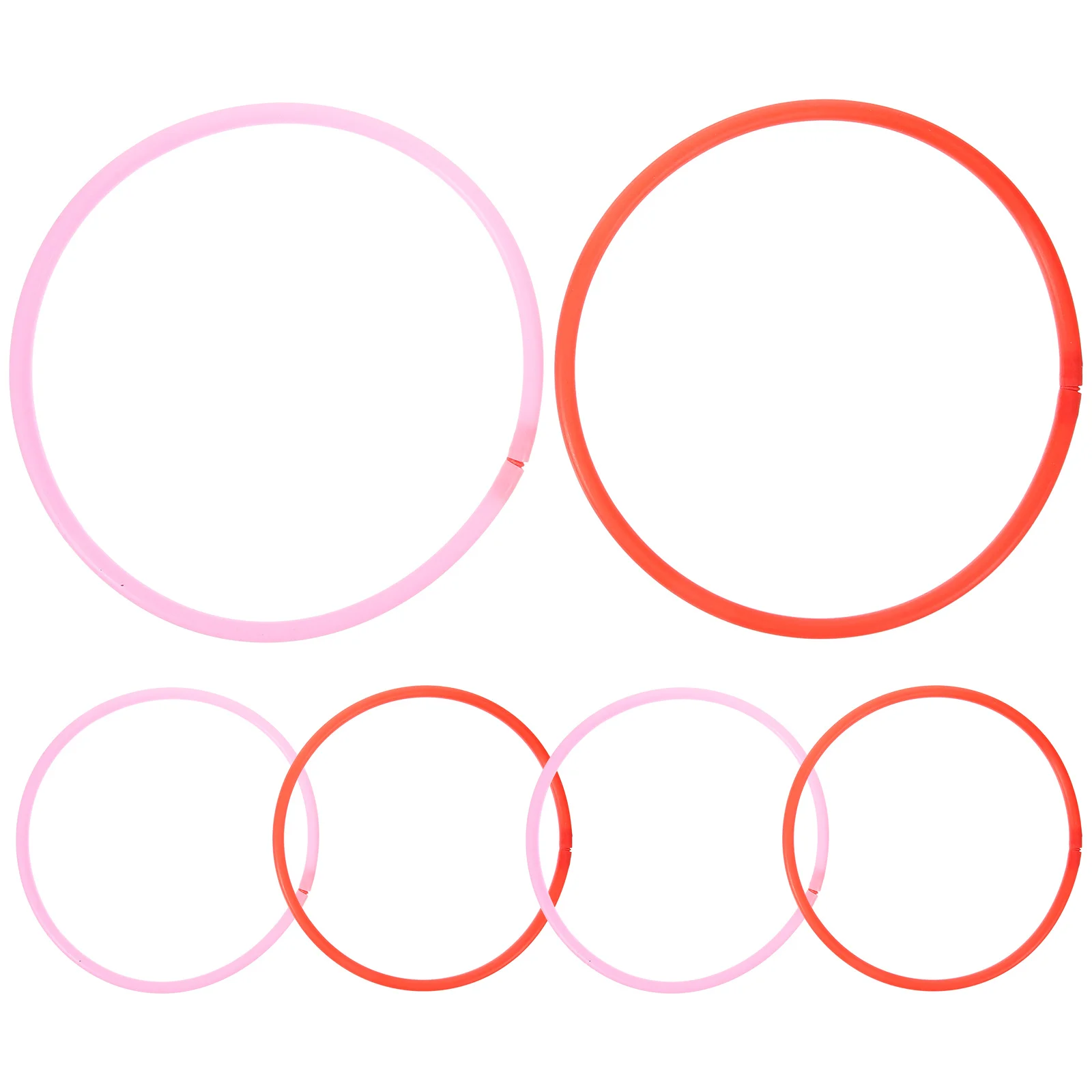 

6Pcs Aquarium Floating Plant Rings Fish Feeding Circles Isolation Accessories Stable Plastic Floating Duckweed Rings