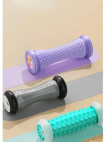 Foot Massage Roller Yoga Massage Ball Plantar Fascia Roller Muscle Relaxation Care Plastic Manual Foot Massager