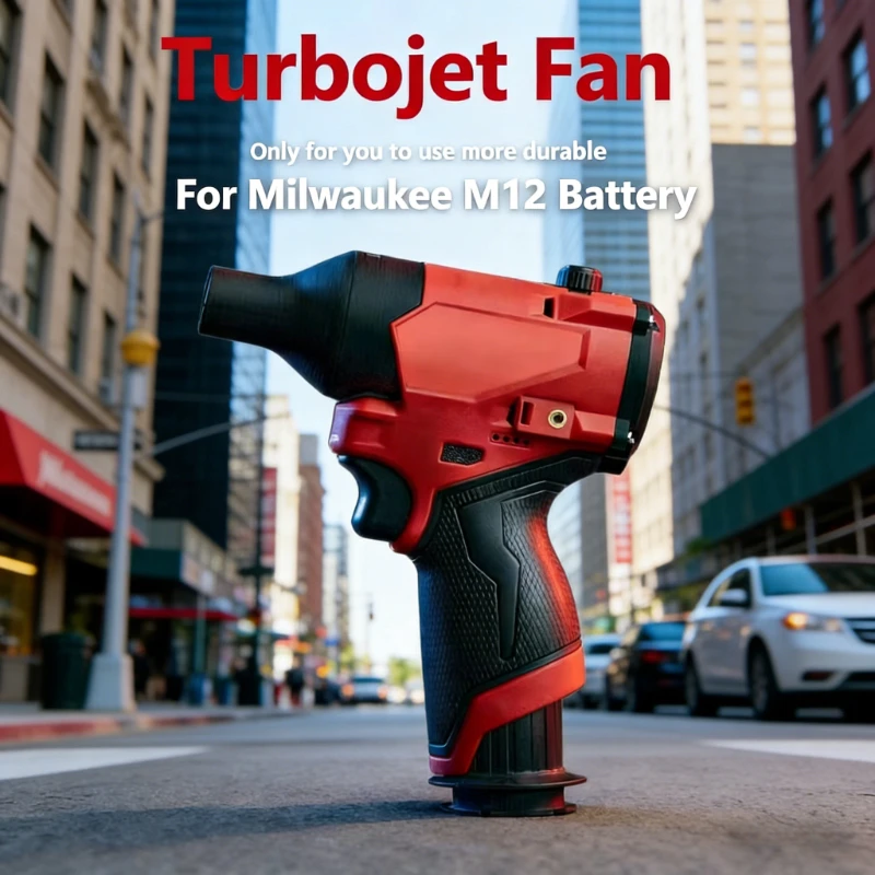 

Brushless Motor Milwaukee M12 Turbojet Fan Blower, High Power Portable Air Duster for Cleaning and Drying