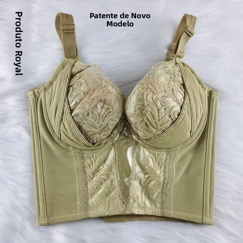 royal-premium-postpartum-long-thin-bra-women's-underwear-beauty-salon-cotton-innerwear-sweet-style-removable-strap-v-cup