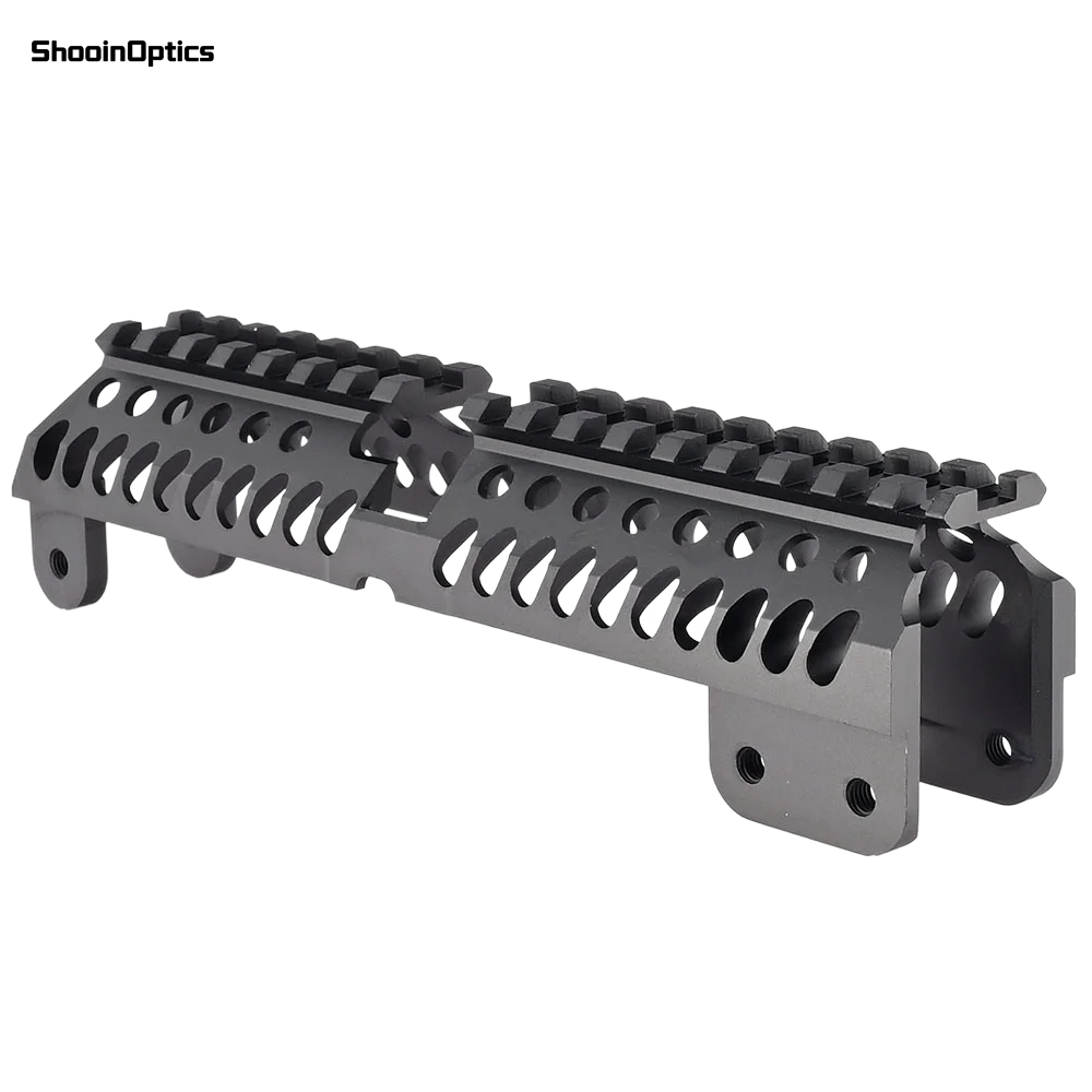 Taktische B30 B31 AK Quad Picatinny-Schienenhalterung aus Aluminium, Schienensystem in voller Länge für AK74 AK47 AEG GBB Gewehr – Detail 5