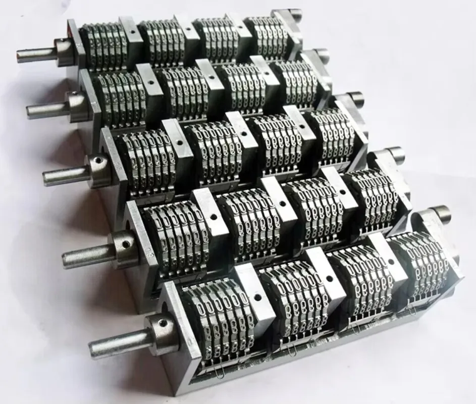 

Машина последовательного нумератора с центральным приводом для печати на бумаге