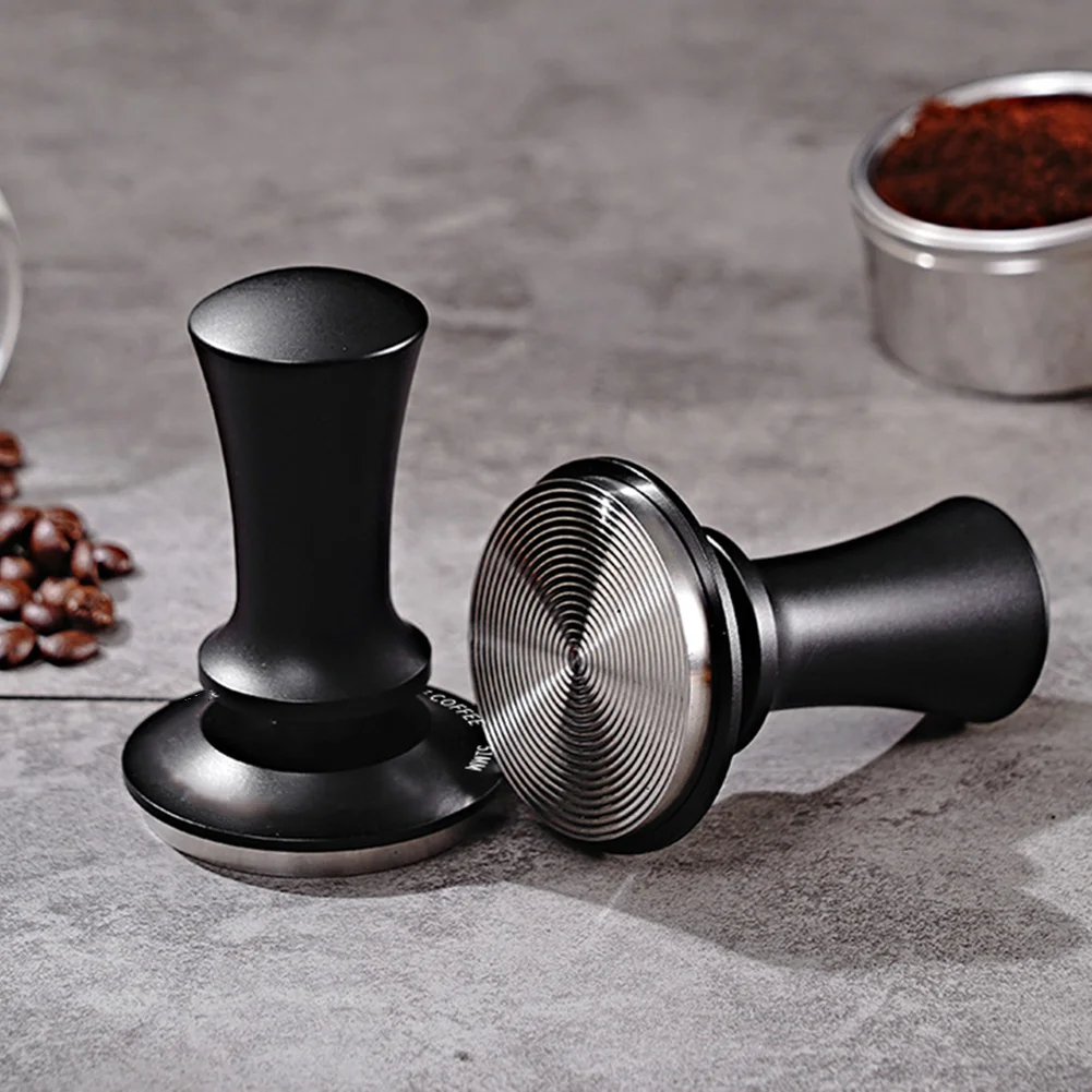 Stainless Steel Coffee Tamper with Precision Design for Even Coffee Ground Distribution and Balanced Espresso Extraction