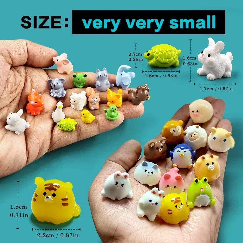 Mini Desk Decorations Decoration Home Decor Decorative Accessories Yard & Garden Decors 10 Pieces Miniature Frogs Sheep Figurine