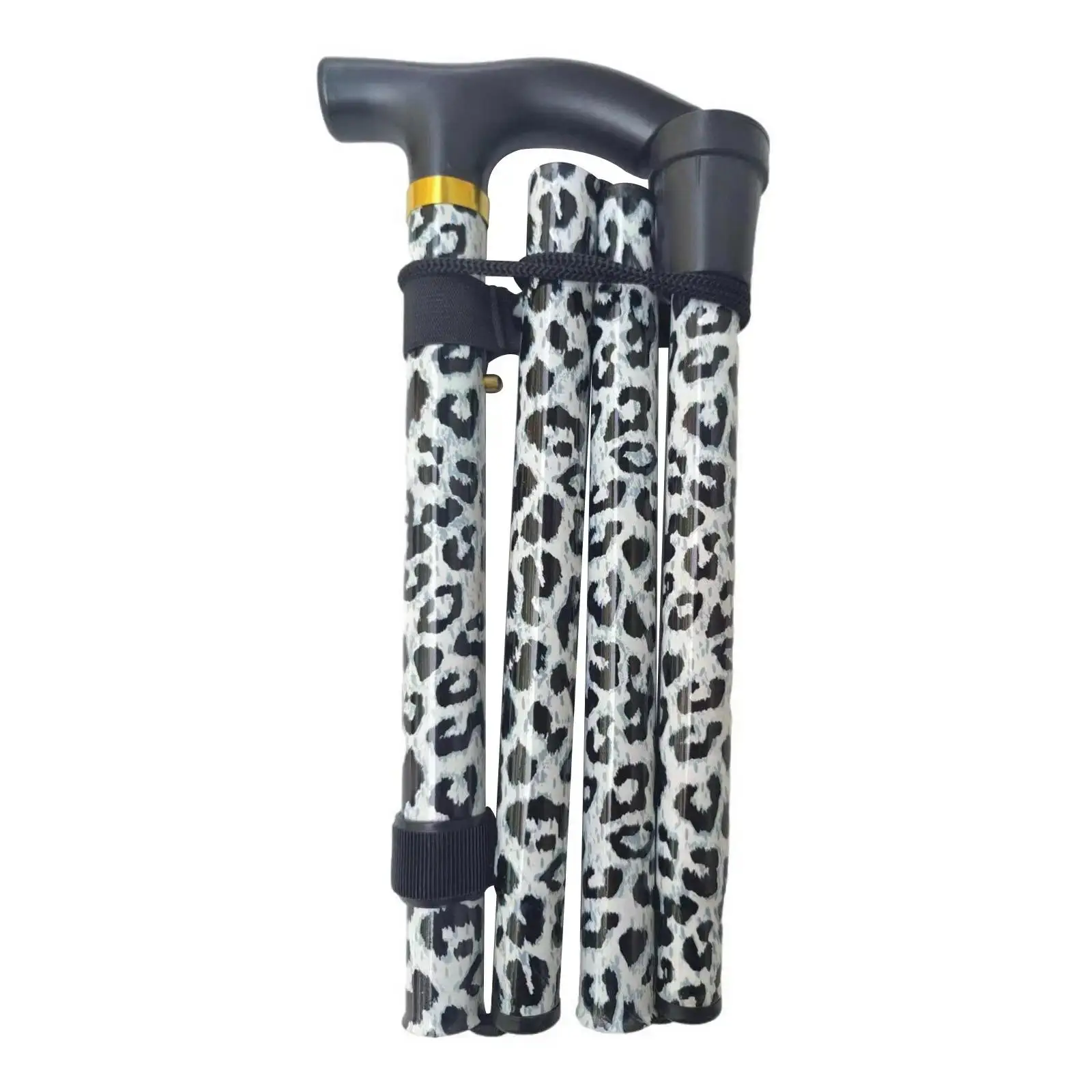 Trekking Poles Foldable Anti Shock Lightweight Walking Sticks Metal Cane for Camping Trekking Mountaining Hiking