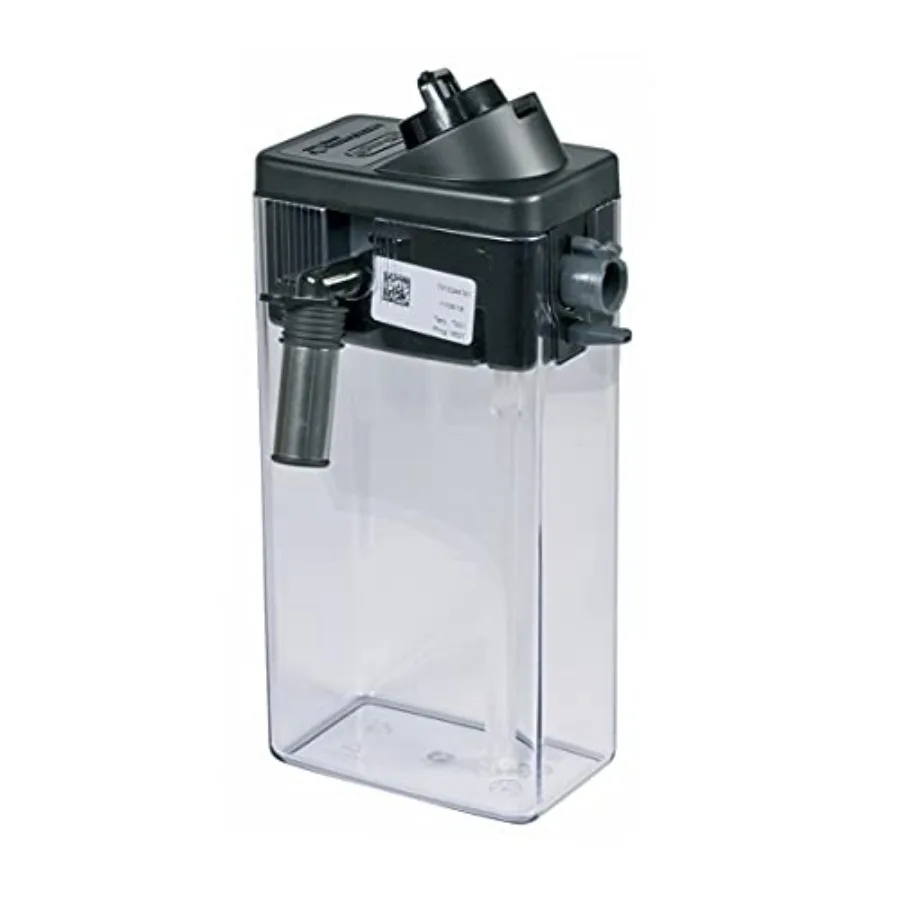 

Espresso machine milk tank assembly stainless steel silver leak-proof and easy-clean design for barista-style frothing