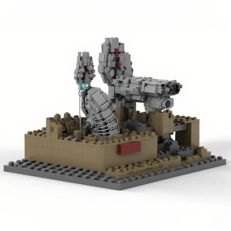 671pcs MOC Episode 5 Micro Asteroid Worm Star Battle Building Blocks Christmas Gift Idea Asy-to-Start Beginner Friendly Kit