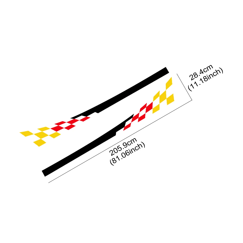 

For BMW 1 Series E82 E87 E88 F20 F21 F70 E81 F40 Door Side Skirt Vinyl Sticker Long Stripe Auto Body Film Decal Accessories