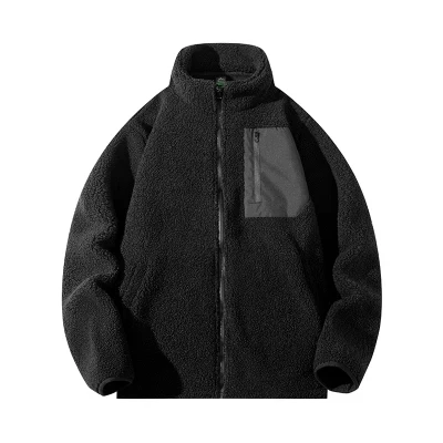 Male Jacket Coats Oversized Casual Fleece Coat Jackets Men Outerwear Lamb Wool Coat Jacket Streetwears Winter Women Jacket Coats