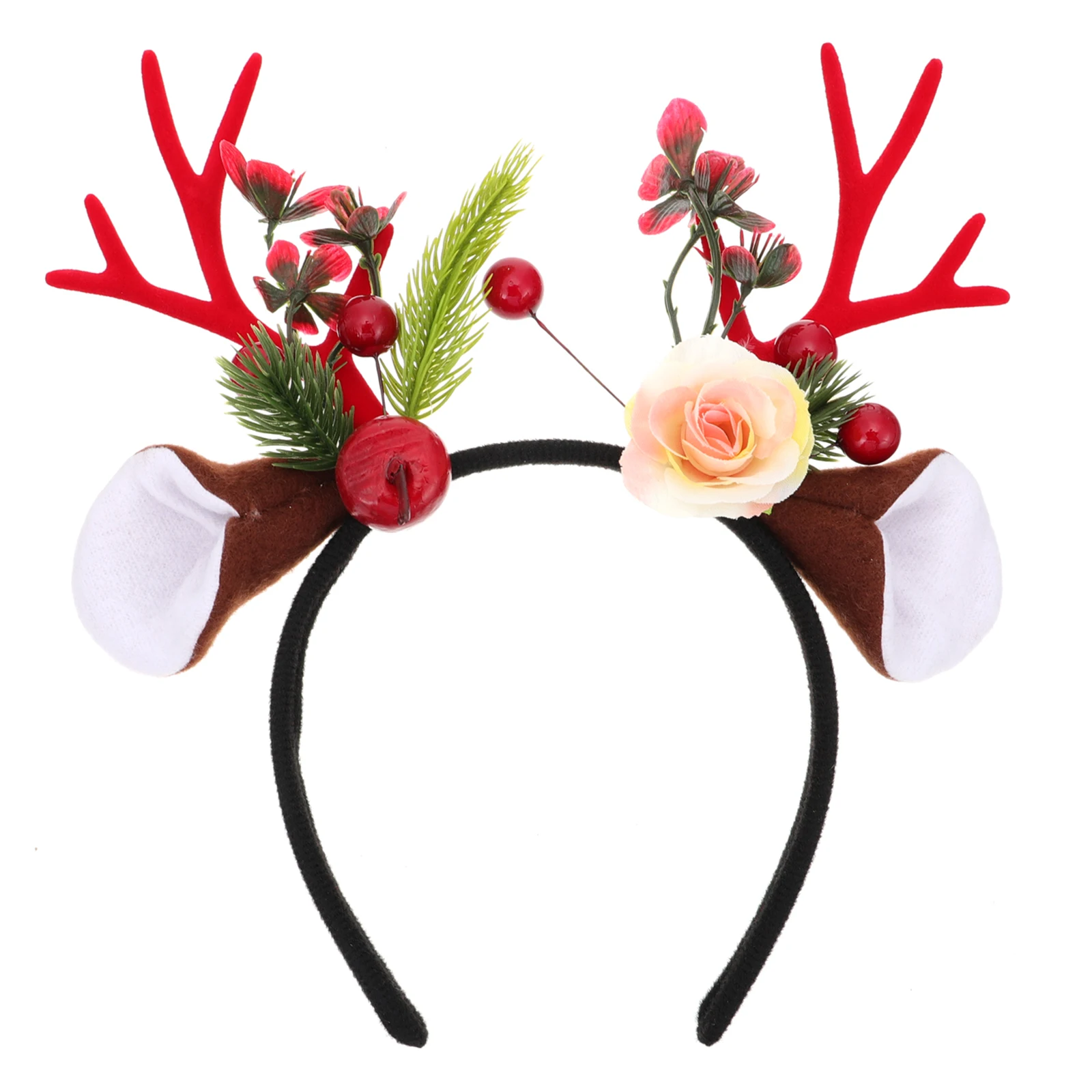 

Plastic Deer Headb Christmas Headdress Fashionable Xmas Christmas Headb Headpiece Durable Holiday Party Accessories