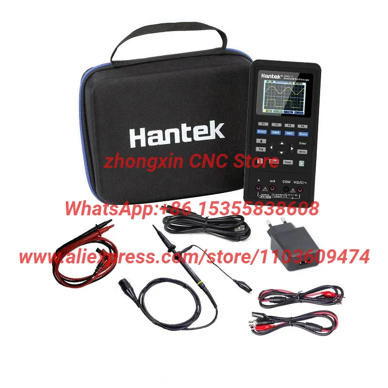 Multímetro Digital Hantek 2C42 2C72 2D42 2D72, Osciloscopio Portátil, Generador de Ondas USB 3 en 1