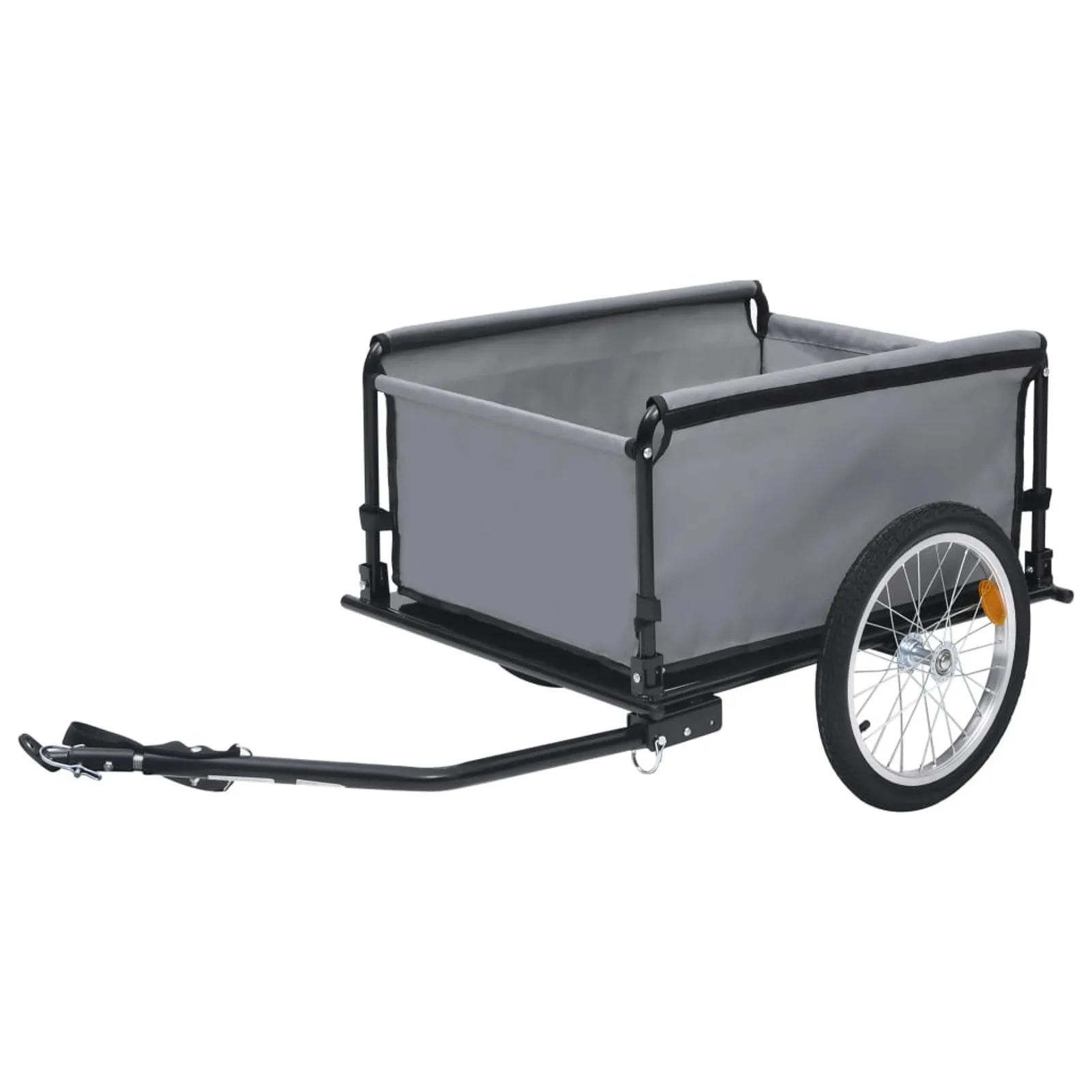 Bike Cargo Trailer Bicycle Wagon Cart Foldable Storage withSafe Reflectors Bicycle Accessory Max Load Cpacity 65 kg