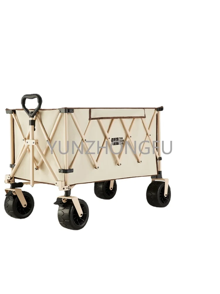 Explorer Camper Trolley Large Foldable Outdoor Hand Push Camp Car Camping Trailer Gather Buggy