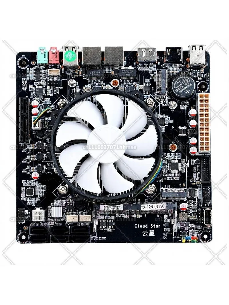 N150 NAS Motherboard Dual 2.5G LAN PCIe Slot Dual M.2 NVMe SSD Home Network Storage Server Mainboard