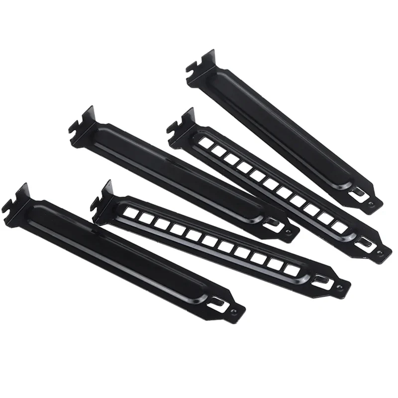 5Pcs PCI Slot Cover Dust Filter Blanking Board Cooling Fan Dust Filter Ventilation For PC Computer Case Easy To Use , With Hole-