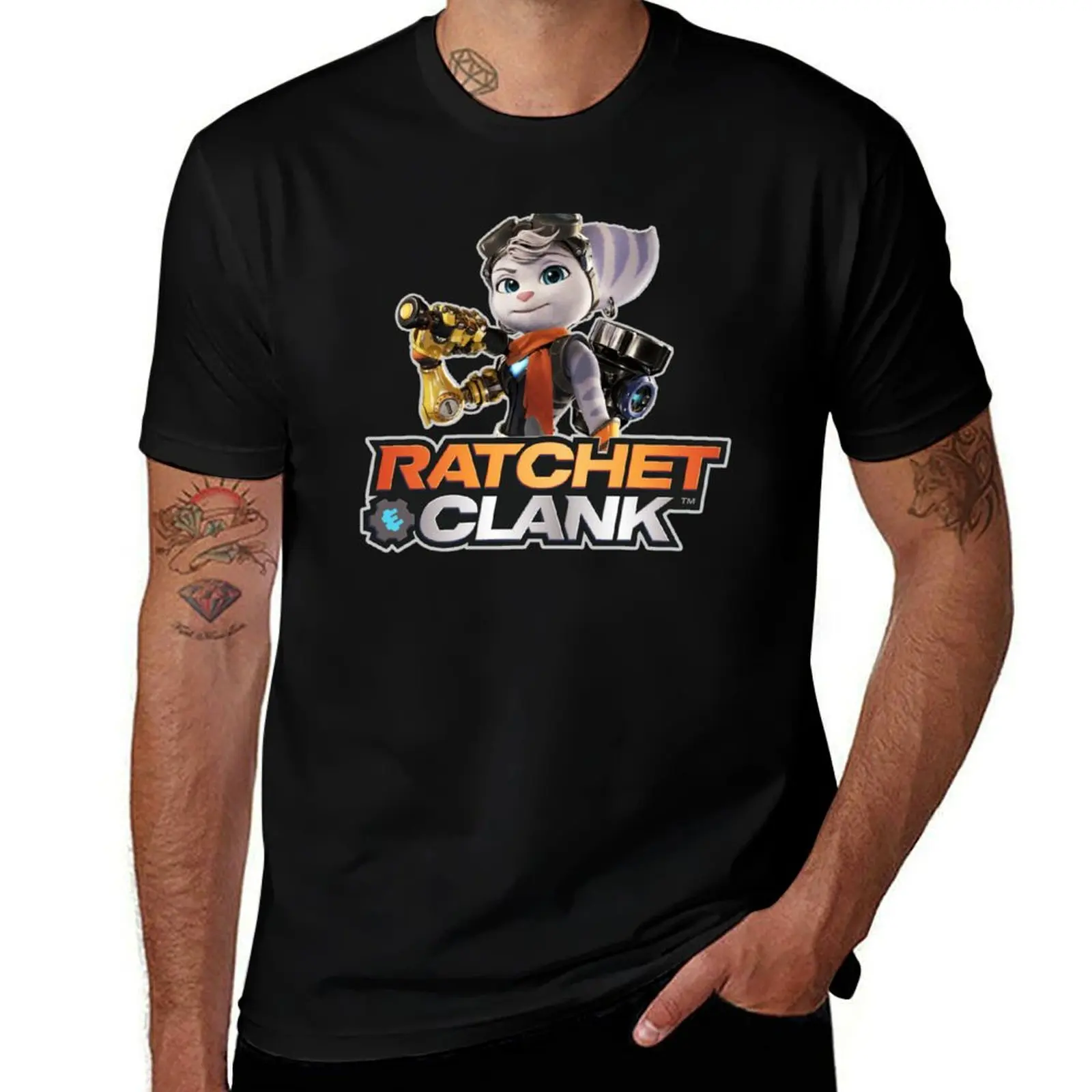 

Ratchet & Clank: Rift Apart - Rivet T-Shirt man t shirt luxury cotton t shirt pack T-Shirt