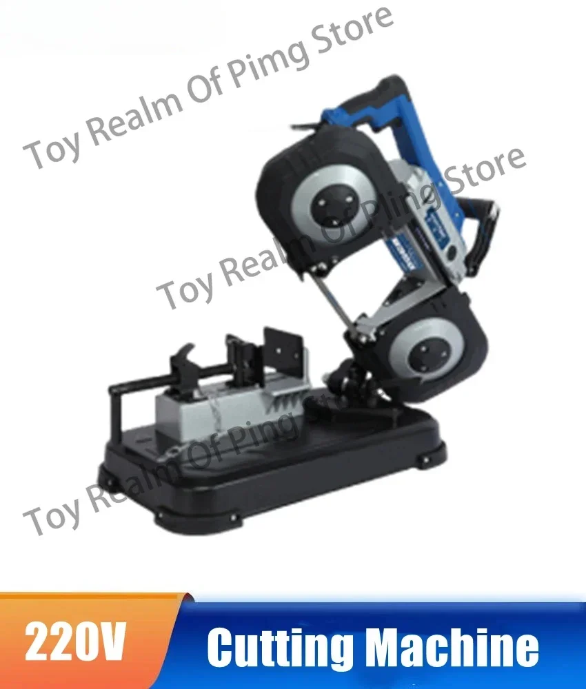 220V Metal Band Saw Machine Small Horizontal   Stainless Steel Aluminum Cutting  Adjustable Speed ing 