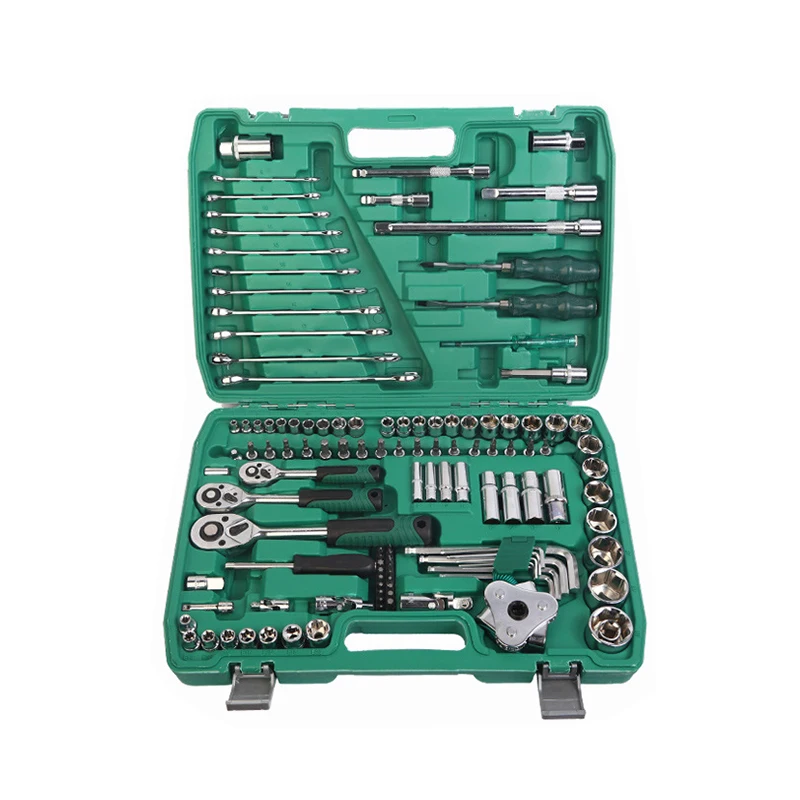 

121 PCS Hand Tool Set Mechanical Complete Mechanics Tool Sets Professional Motorcycle Car Repair Tool Box