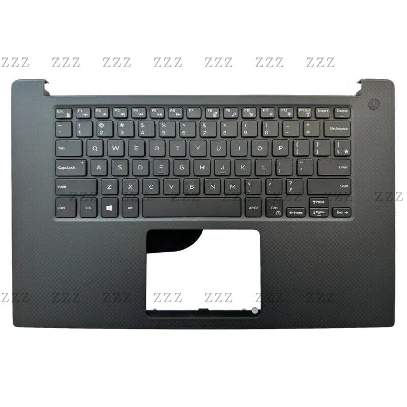 ZZ New For Dell XPS15 9550 Precision 5510 P56F Palmrest Cover Keyboard 0JK1FY JK1FY