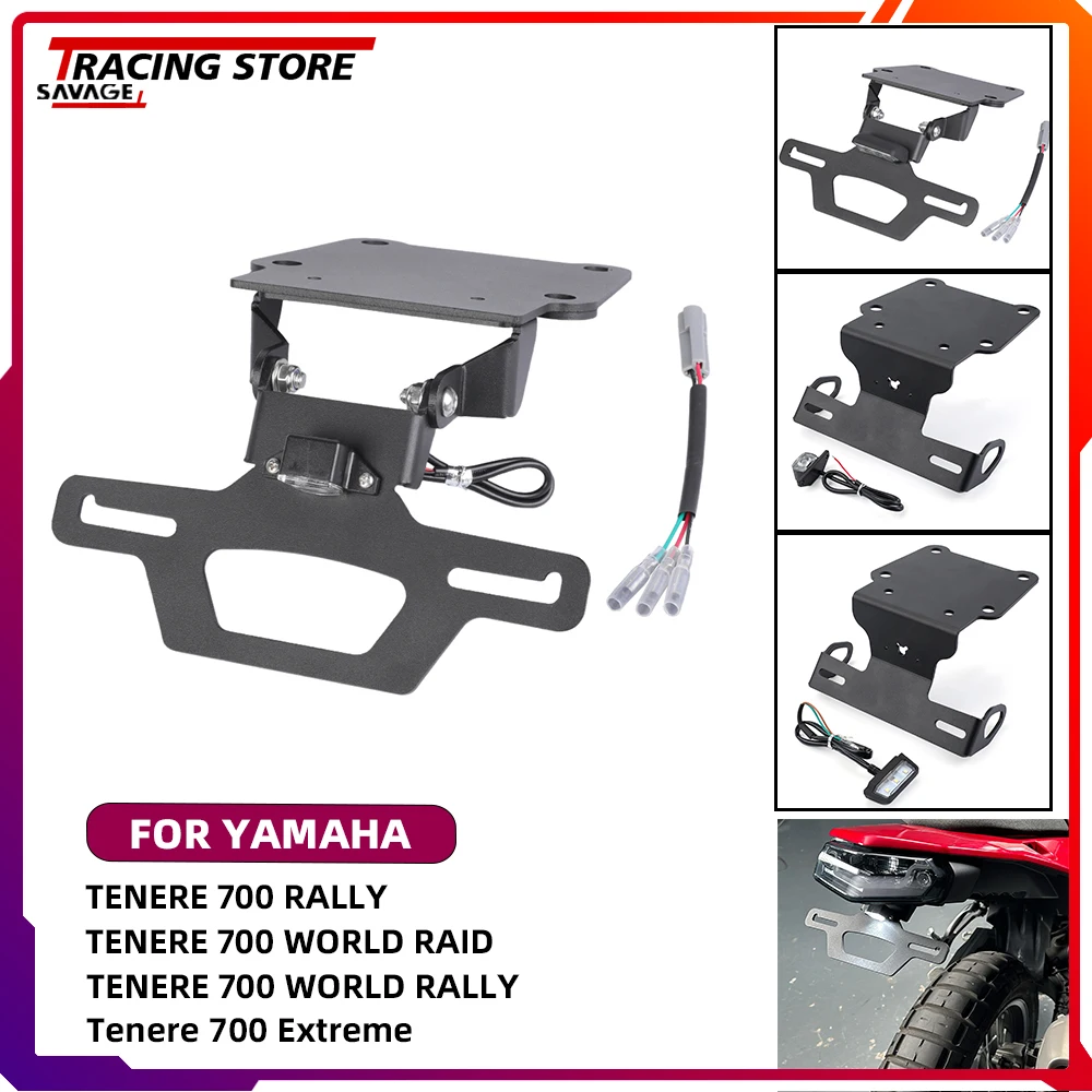 

Tail Tidy Fender Eliminator Kit License Plate Holder For Yamaha Tenere 700 Rally World Raid Rally Extreme Explore XTZ07/XTZ700