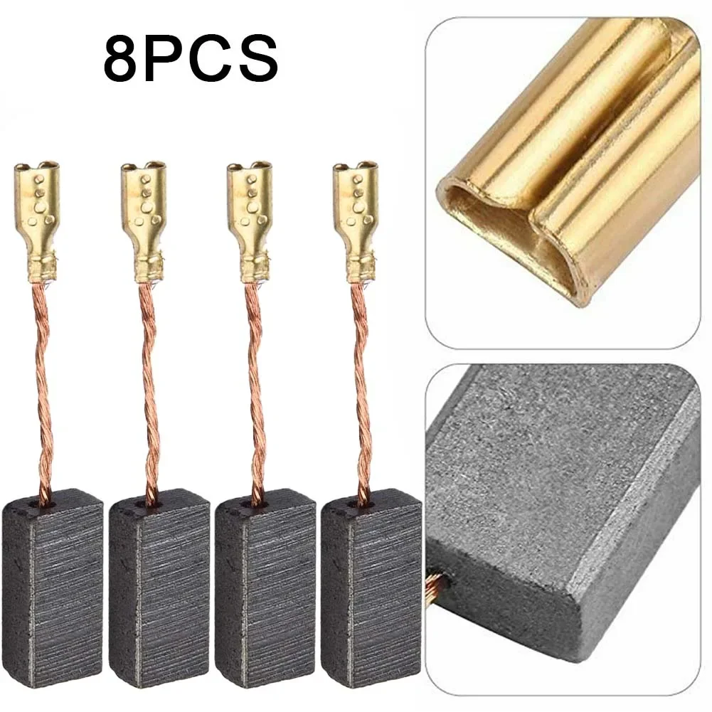 

8Pcs Power Tool Carbon Brush For Bosch Angle Grinder Electric Hammer Drill Graphite Brushes 15x8x5mm Power Tool Accessories