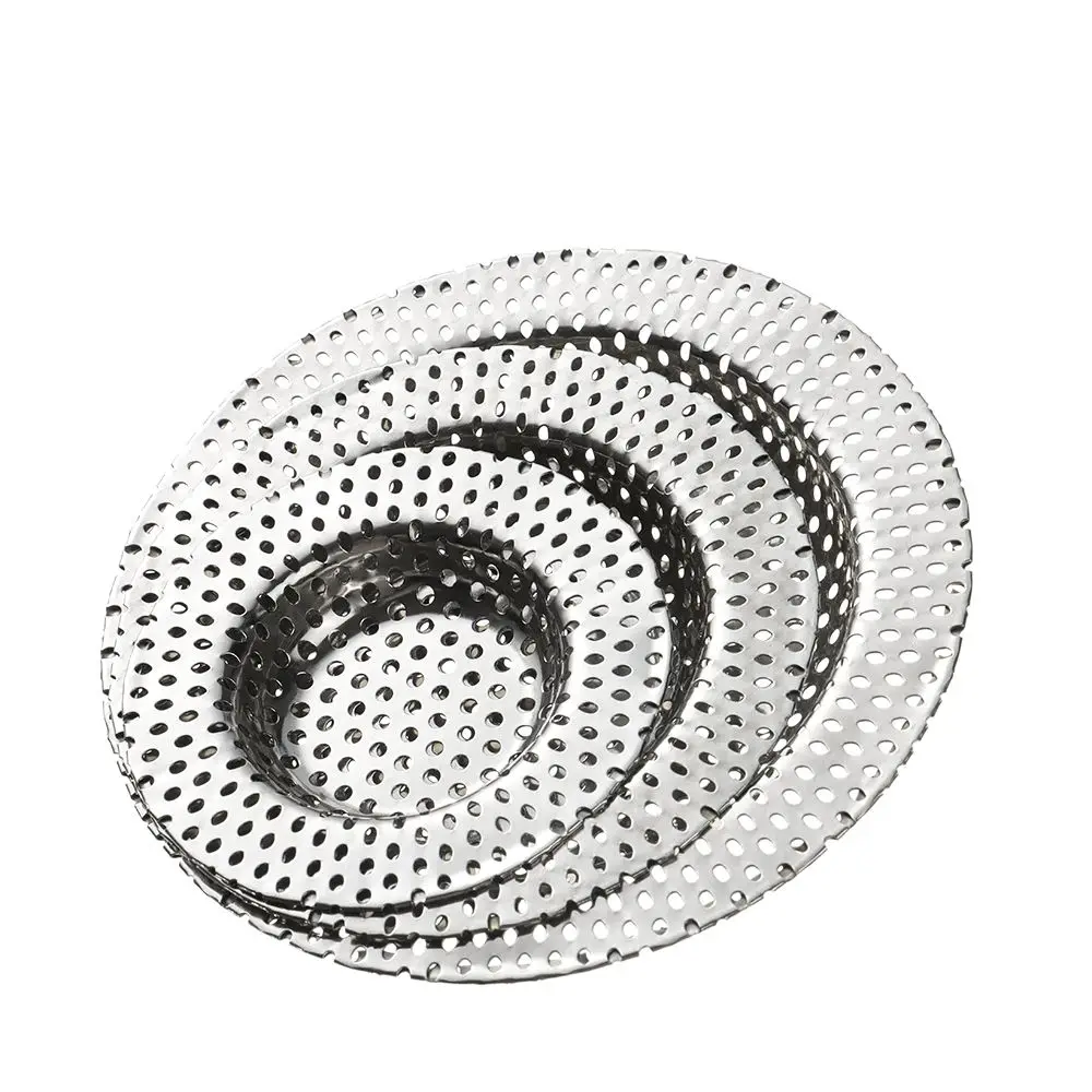 

Kitchen Stainless Steel Hair Clean Up Anti Clog Sewer Mesh Trap Sink Strainer Waste Catcher Drain Filter
