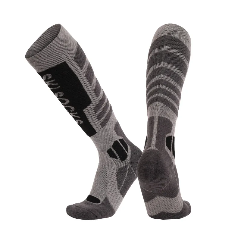 

2024 New Men Ski Socks,High Tube Hiking Running Socks,Thickened Towel Bottom,Suitable for Hiking,Anti Slip and Warm Insulation