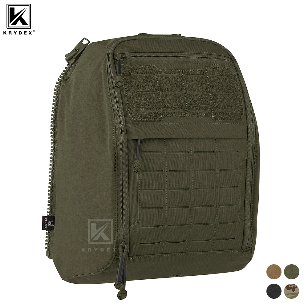 krydex-tactical-zip-on-back-panel-for-scarab-vest-molle-helmet-hydration-backpack-bag-outdoor-hunting-accessories