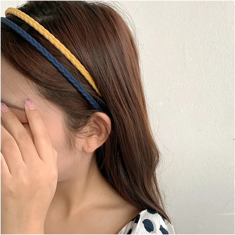 Korean Frosted Hair Band Headbands for Hair Woman Anti-skid with Teeth Wave Matte Hair Hoop Bezel Girl Hair Accessories Hairband