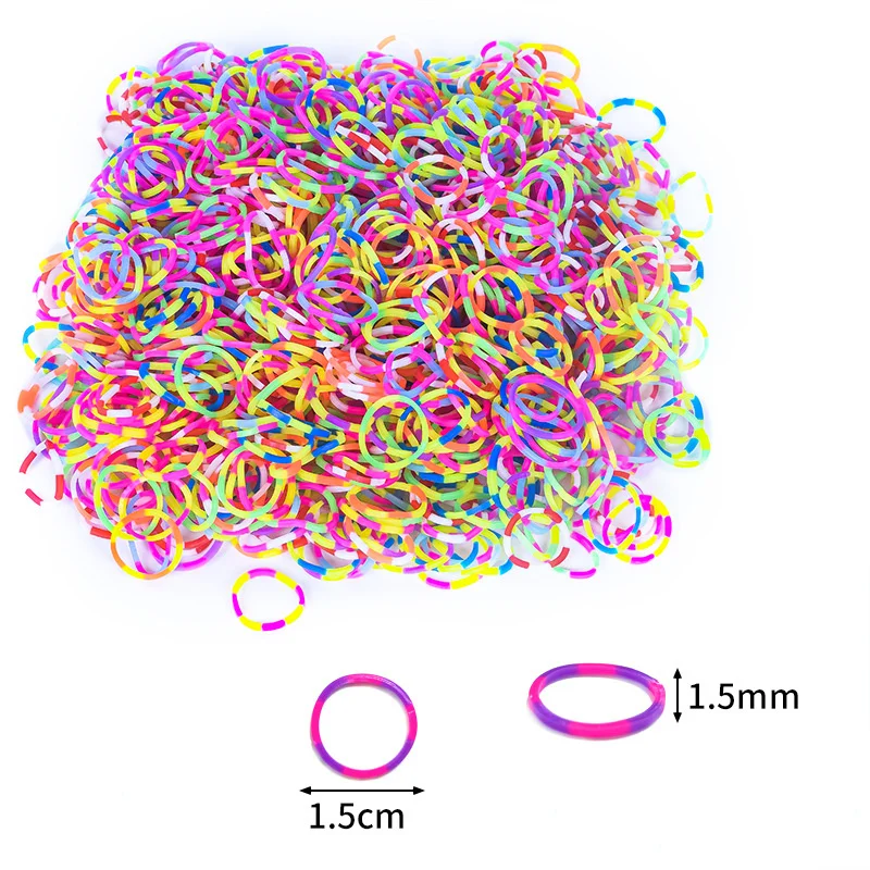 200pcs Pet Dog Grooming Rubber Band Pet Accessories Colorful Pet Supplies Elastic Pet Hair Product Hairpin Hair Accessory