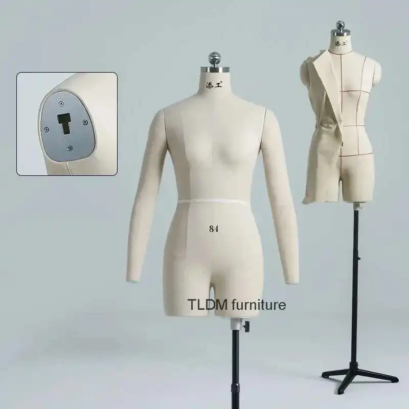 

Tailor Professional Mannequins Female Half Body Model Sewing Mannequin Hanging Buckle Shoulder for Clothing Design Model AA
