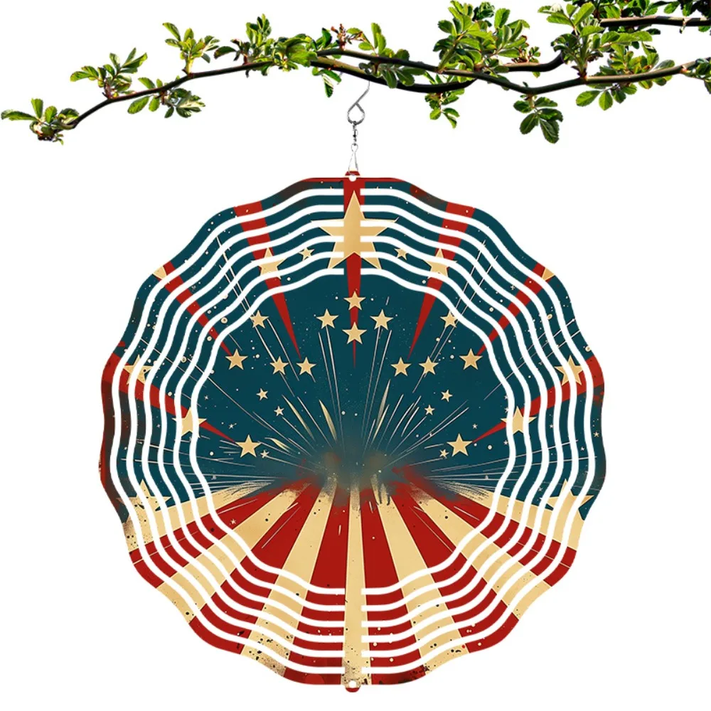 

Wind Spinner Windmill Outdoor Garden Decor, 3D Rotating Handmade Wind Spinners for Yard Patio, No Electricity Party Decorations