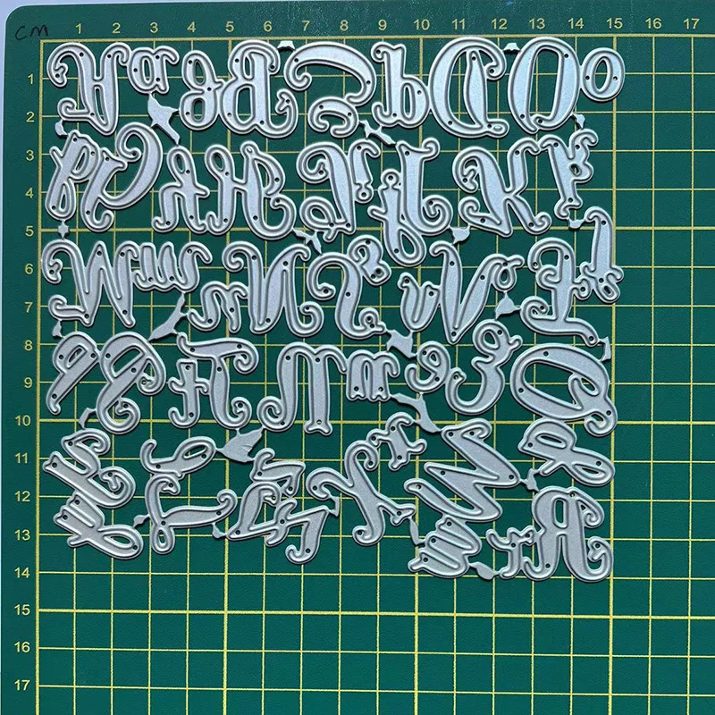 (9 Styles) 26 English Alphabet Letters Metal Cutting Dies DIY Scrapbooking Paper Photo Album Crafts Mould Cards Punch Stencils