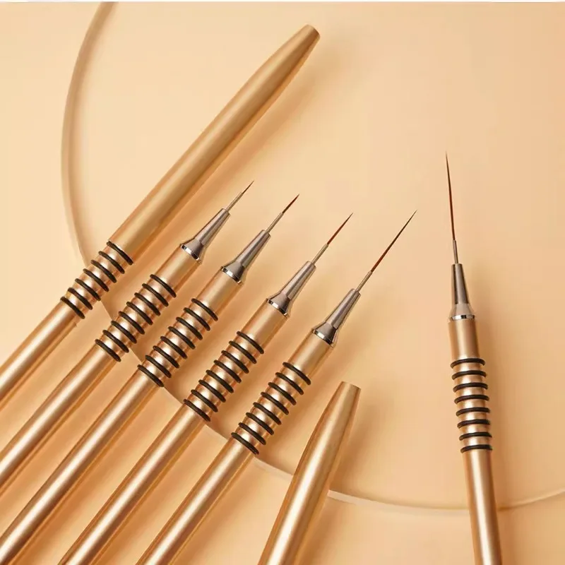 

Nail Art Liner Brush 5/7/9/11/20/25mm Painting Nail Brush Dotting Tool Long Line Detail Nail Pen