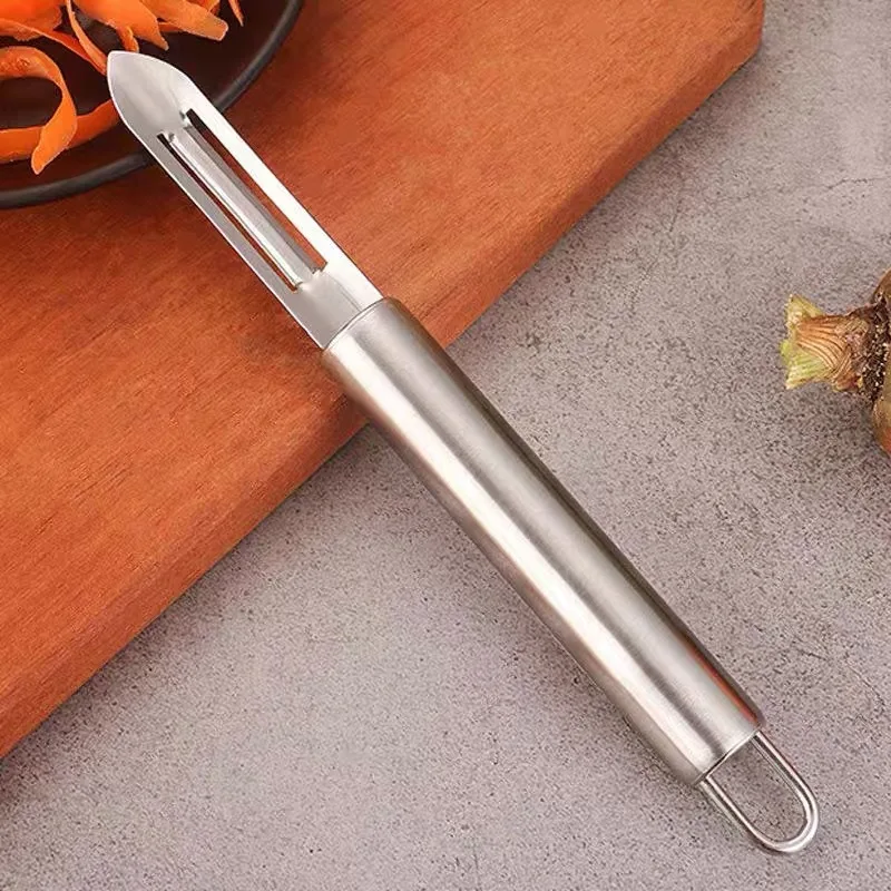 Factory Wholesale Stainless Steel Potato Peeler Fruit Peeling Knife Scrapper Multi-purpose Fruit and Vegetable Peeler