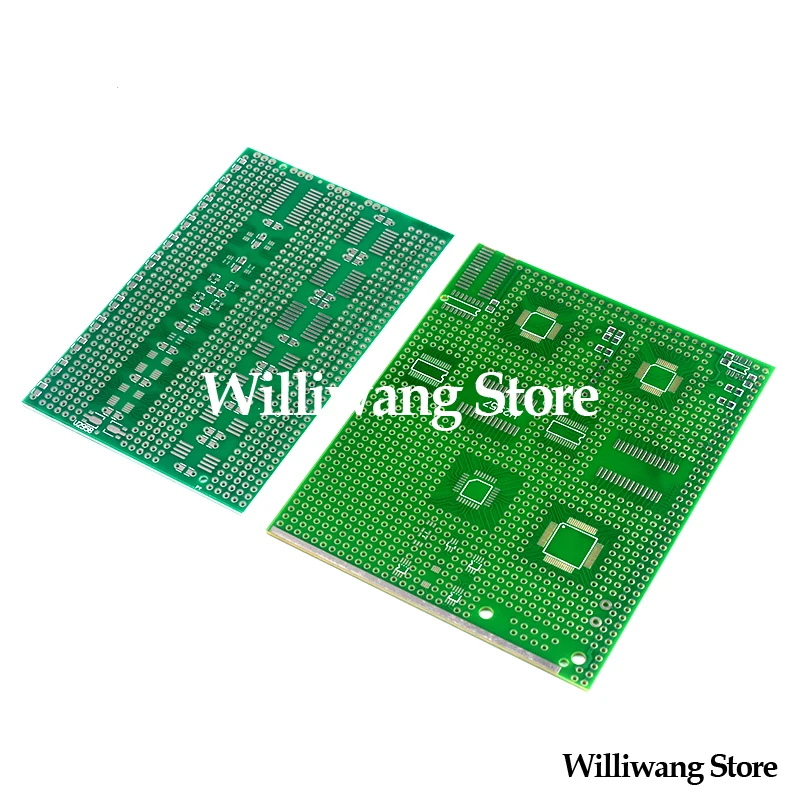 10PCS NEW SMT Universal Board 7X9cm Multi Package Support SMT Chip 9X11cm Hybrid Experimental Board PCB Board