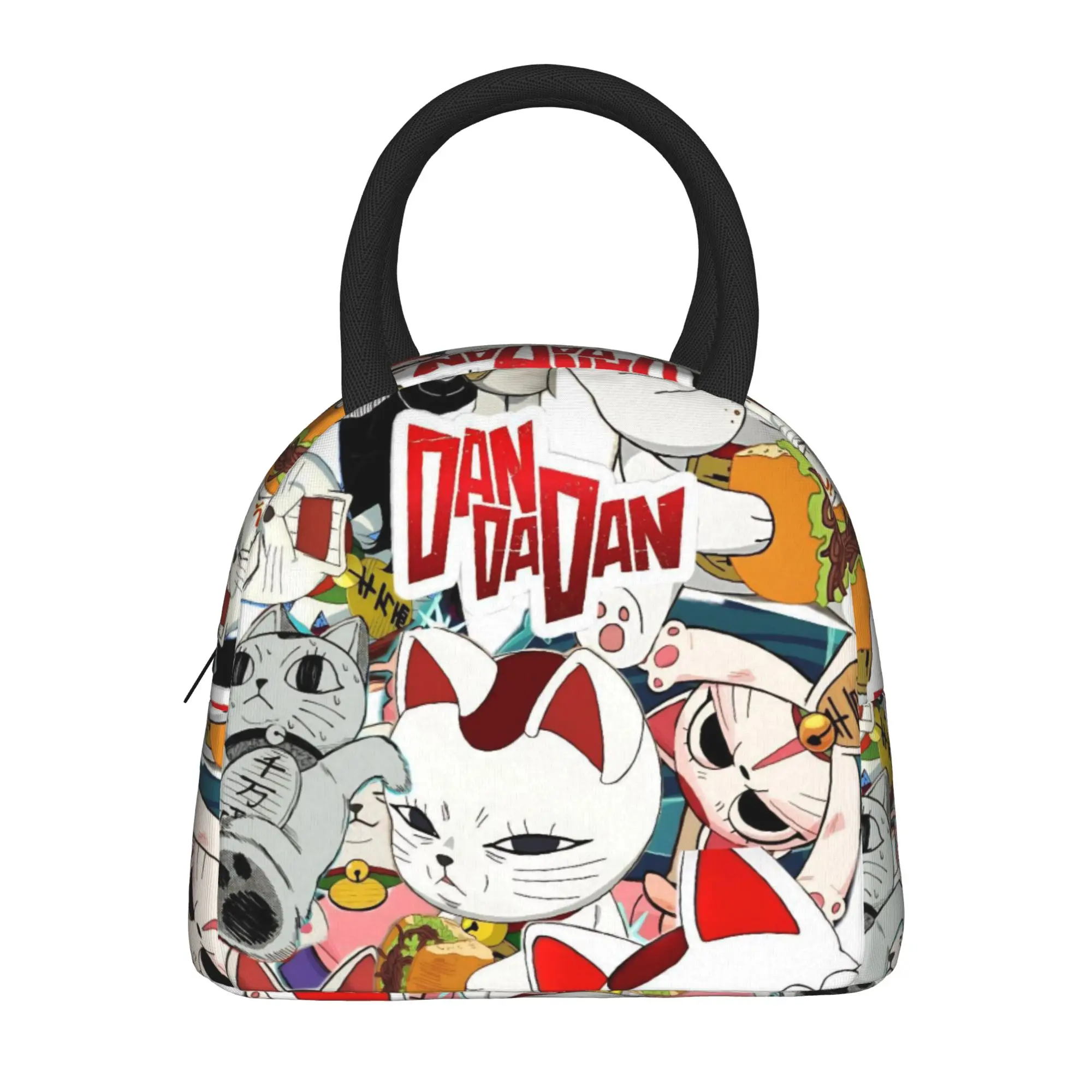 Dandadan Anime Turbo Granny  Insulated Lunch Bag Thermal Bag Lunch Container Lunch Box Tote Food Bag Office  Travel