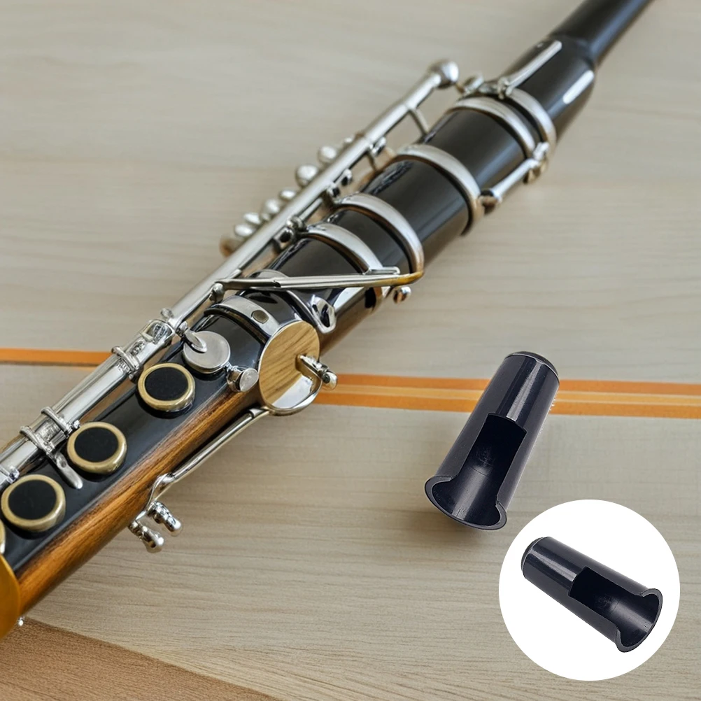 

Soprano Saxophone Cap Saxophone Mouthpiece Protective Cover Plastic Wind Woodwind Instrument Parts Durable Lightweight Black