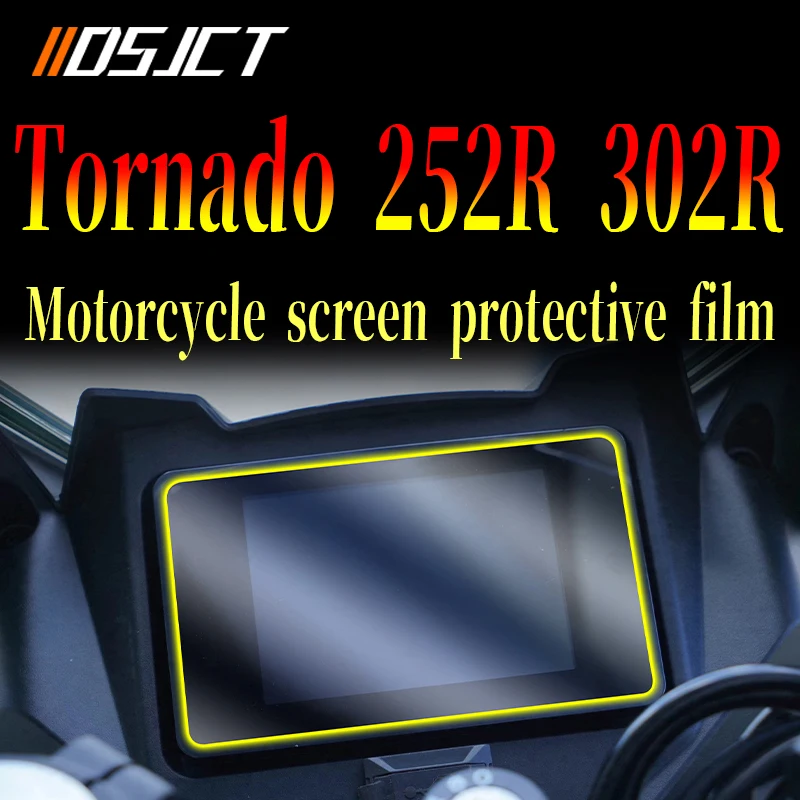 

For Benelli Tornado 252R 302R Motorcycle Speedometer Scratch Proof TPU Protection Film Dashboard Screen Instrument Film Fit