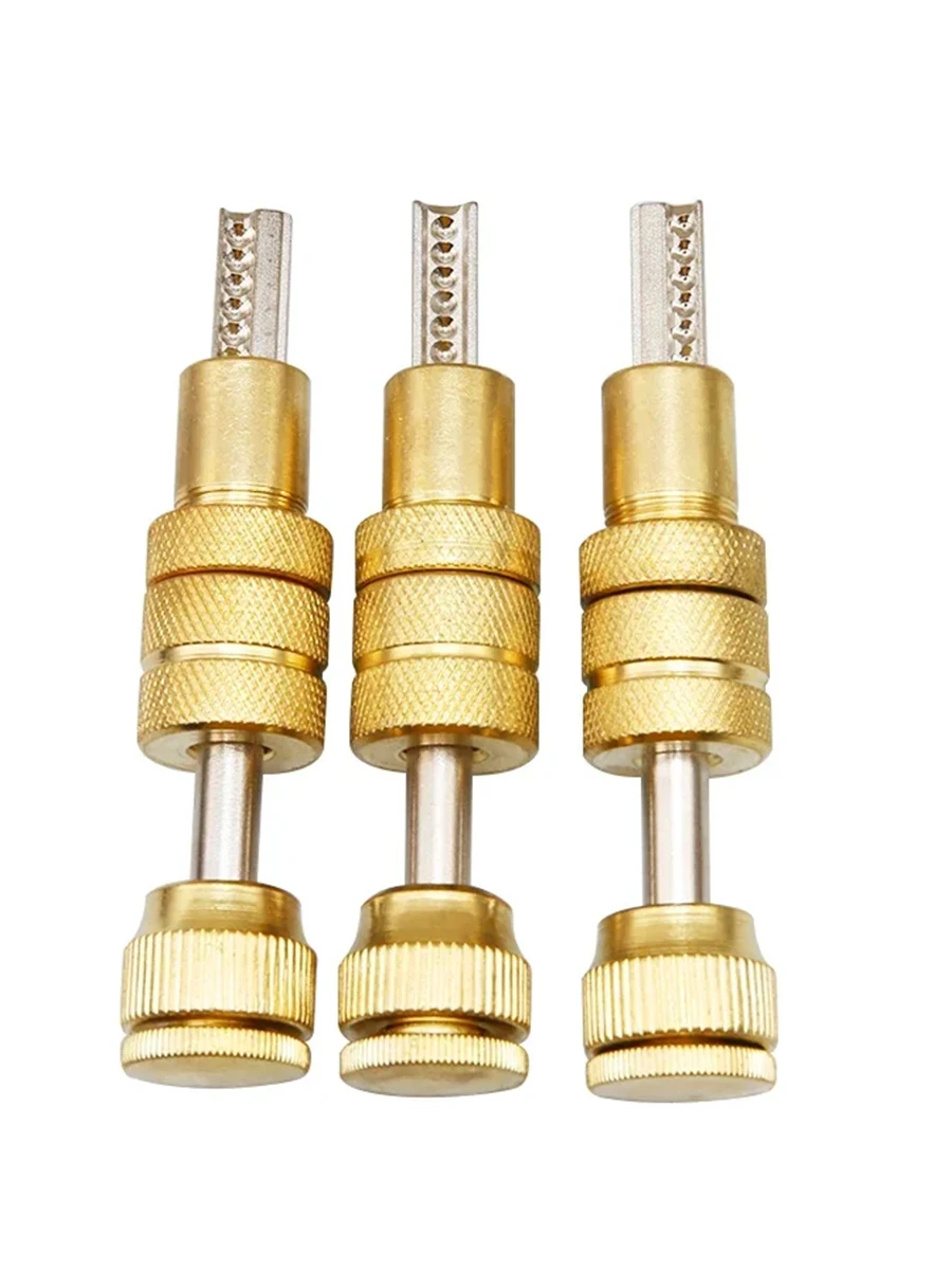Original Two-Row Semi Circle Keyway 11 Pins Dimple A.B KABA Locksmith Toolkit Tools Spring Loaded Bump Lock Tools